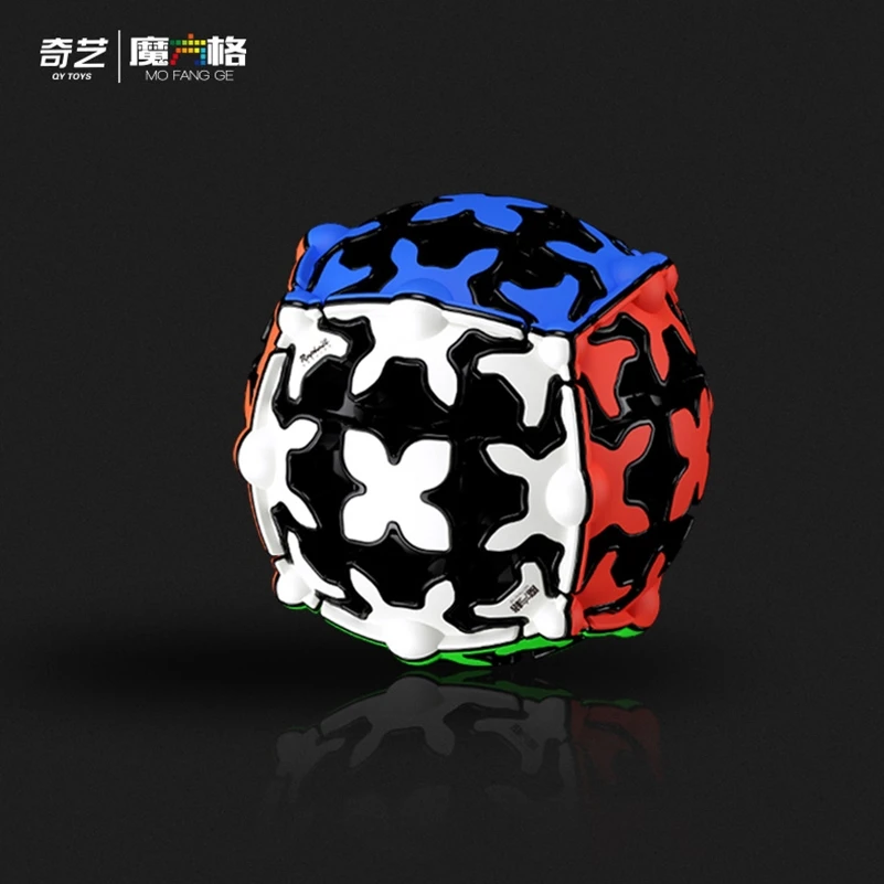 Qiyi Gear cube 3x3x3 Puzzles cube Qiyi เกียร์ Cube 3X3X3ปริศนา Cube QiYi Magic Cube 3X3X3 Cubo Magico speed Cube Mechanical เกมเกียร์ Cube ของเล่น