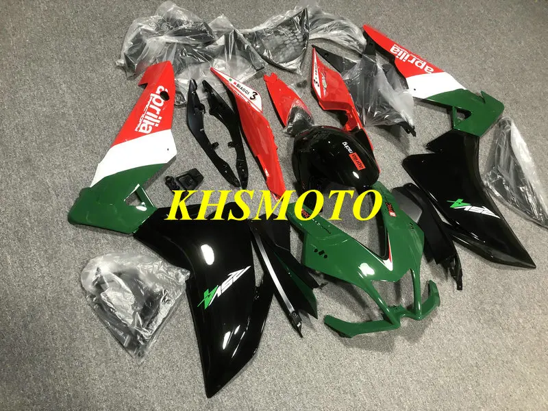 Injection Mold Fairing Kit for Aprilia RSV4 1000 09 10 11 12 13 14 15 2009 2010 2015 Green Red Black Body Work+Gifts AB01