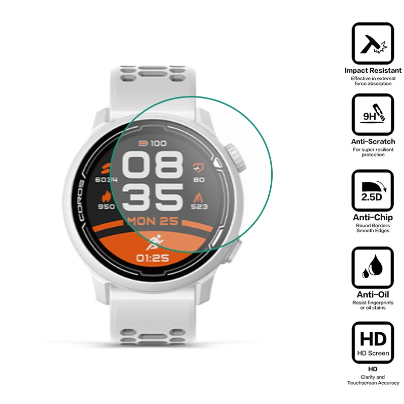 Hard Tempered Glass Protective Film Protection For Coros PACE 3/2 Sport Smart Watch Pace3 Pace2 Display Screen Protector Cover