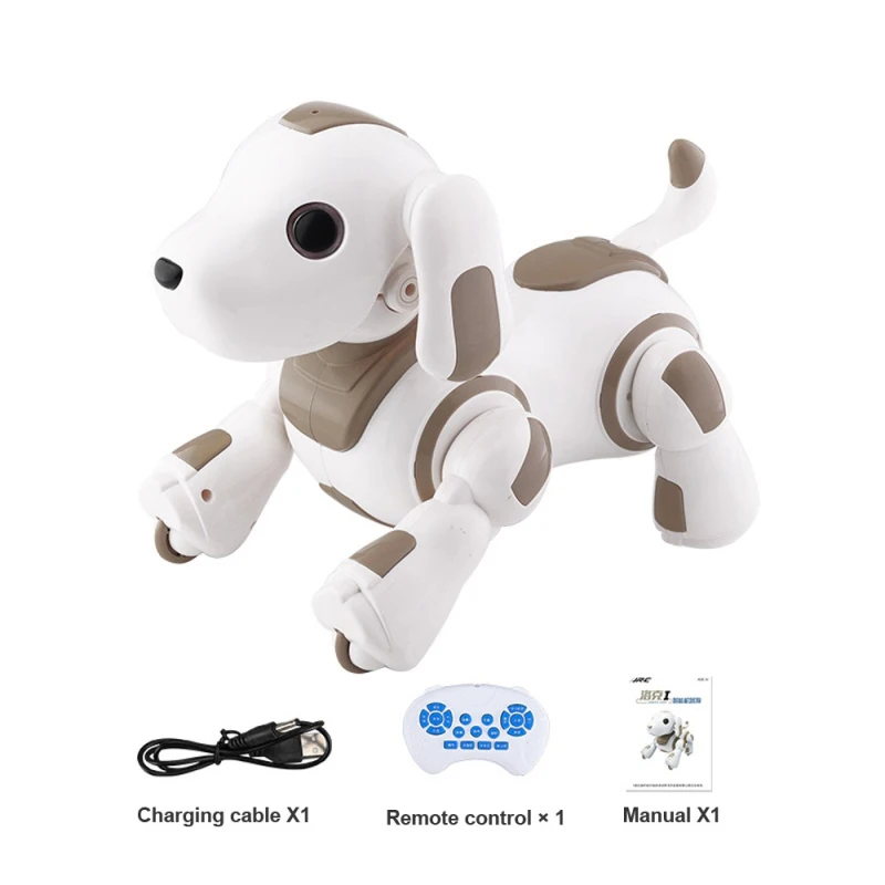 Robot RC Intelligent pour animal de compagnie, chien, chant, danse, marche, programme Intelligent, contrôle tactile, Simulation de chien, parler avec enfant, jouet mignon, cadeaux pour garçon