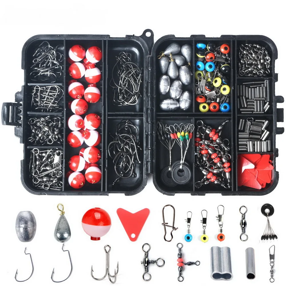 Kit perlengkapan memancing termasuk kail putar Anti kusut lengan Hook Stop Beads Boilie umpan sekrup memancing ikan mas aksesoris alat