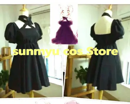 Cardcaptor Sakura Sakura Kinomoto Daidouji Tomoyo Black Dress Cosplay Costume,Custom Size Halloween