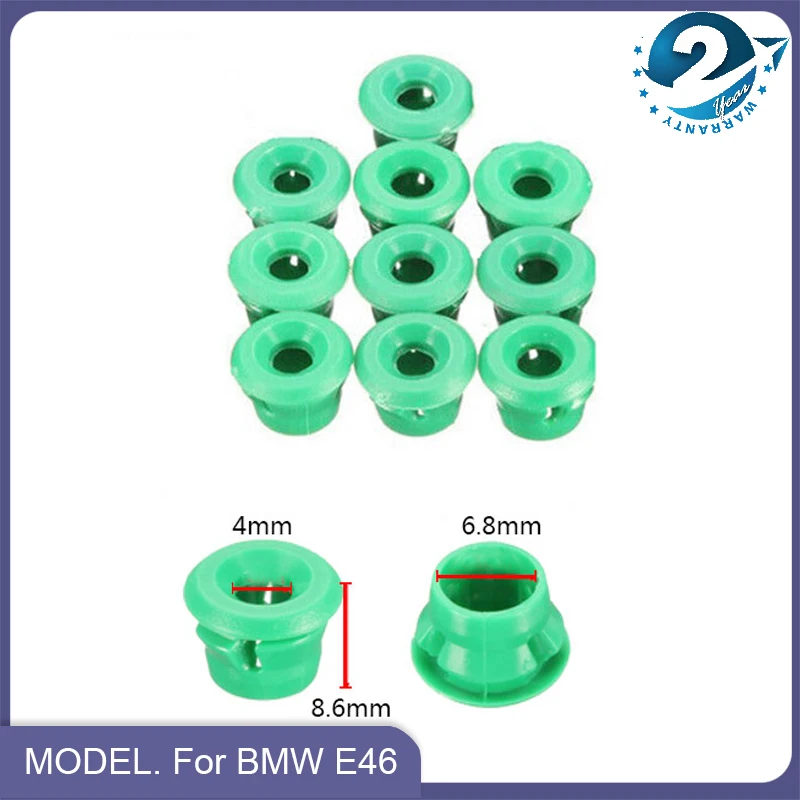 20 قطعة باب الكسوة السحابة البلاستيك الجانب قطاع تصاعد مقاطع السيارة + Grosmets لسيارات BMW E30 E32 E36 E46 E90 E91 517184574 51711932996