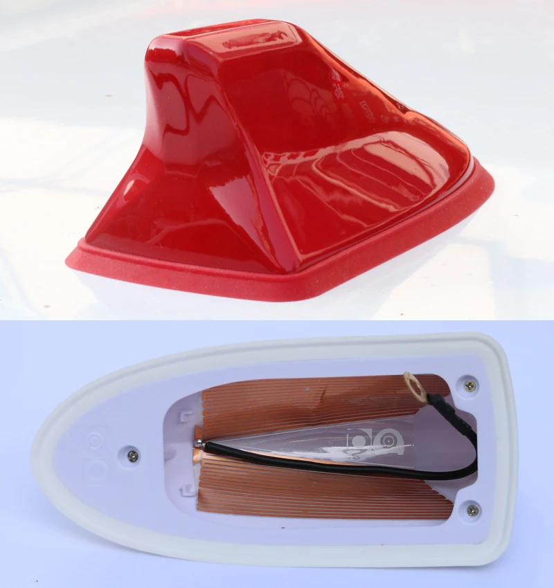 WEQTYSAB Auto Antenna Pinna Squalo, per Renault Clio V / 5 2019-2024 Antenna del Segnale Radio della del Pinna di Squalo Autoadesiva Impermeabile Migliora Il Segnale Dell'Auto,F