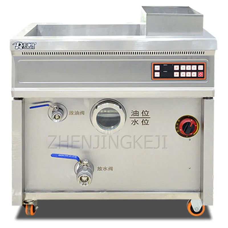 220V380V Electric Fryer Commercial Fried Chicken High Capacity Oil-Water Separation Set Up A Stall Available Gas Youtiao Machine