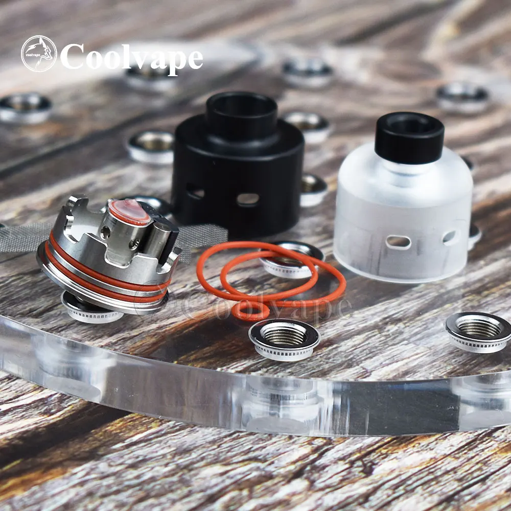 Black Belt rda Electronic Cigarette atomizer vape 22mm 316 SS Rebuildable Dripping Tank with squonk BF PIN RDA vs La Dripper RDA