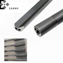 Inner coolant hole gun drill bit 5x800mm customize carbide cutting deep hole drilling bits for cast iron, alloy steel metal