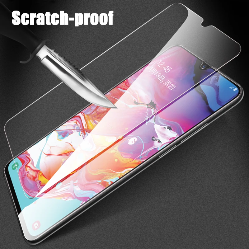 Tempered Glass For Samsung M20 M10 Screen Protective Film For Samsung J8 J6 J4 J3 2018 HD Glass Film For 2018 A7 A9 A6 A8 PLUS