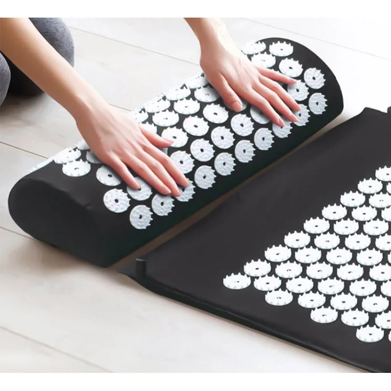 Acupuncture Massage Cushion Massage Mat Acupressure Massage Relieve Back Body Pain Flower Spike Acupuncture Massage Mat & Pillow