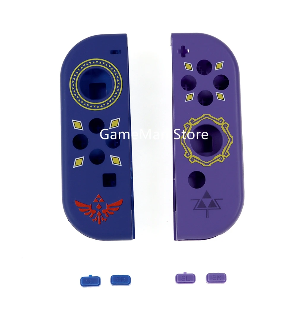 10sets für Schalter Gehäuse shell fall DIY harte Joycon gehäuse abdeckung fall Controller mittleren rahmen SL SR tasten controller fall