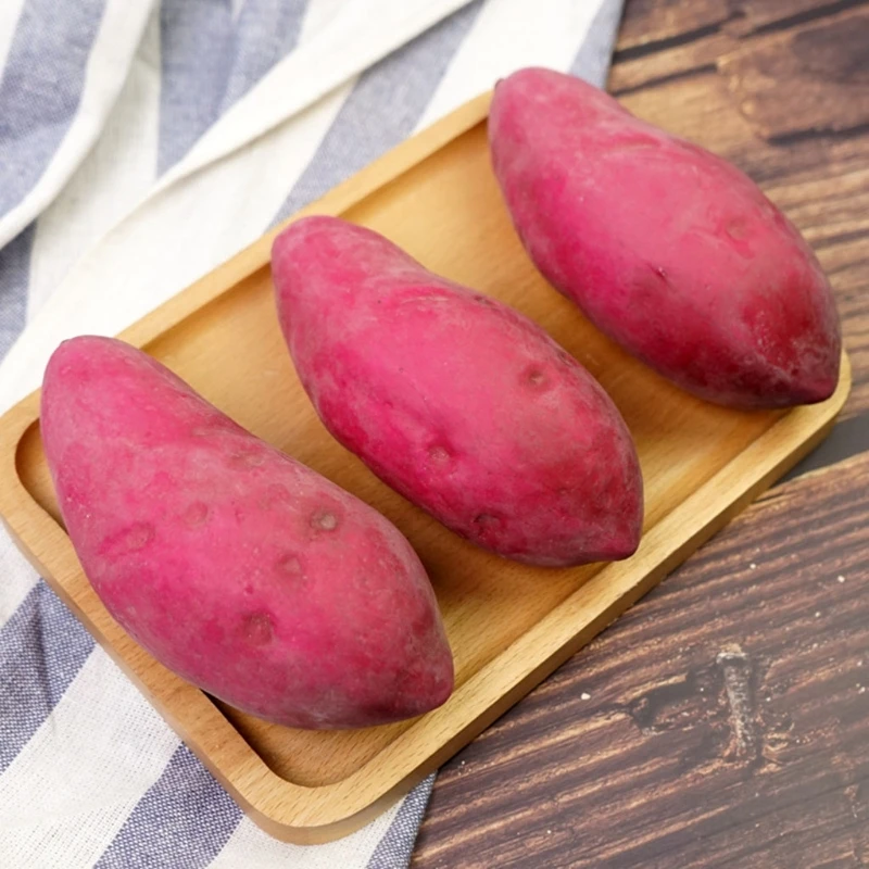 1 Pc Simulation Purple Sweet Potato Lifelike Fake Vegetable Home Kitchen Party Decoration Model Props Sample Window Display