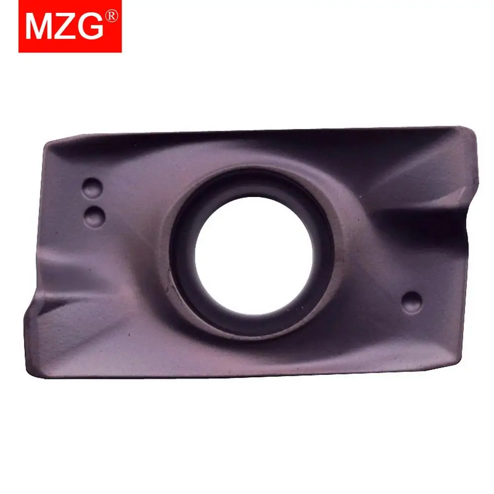 Inserções de carboneto de tungstênio MZG, alta dureza, usinagem de aço duro, fresagem CNC, APMT, 1135, 1604, PDER, ZM90, 10pcs