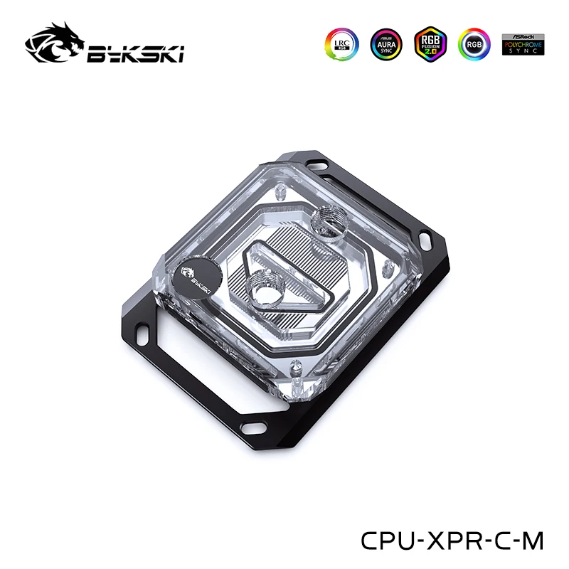 Procesor Bykski chłodzony wodą procesora procesora procesora procesora procesora CPU dla AMD Ryzen 9/7/5 AM5,AM4,AM3, CPU-XPR-C-M