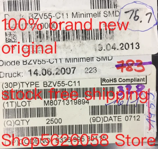 BZV55-C11 100% new original freeshipping 50PCS-3000PCS/LOT STOCK