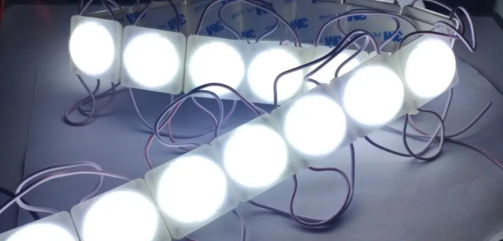 20pcs/lot COB Glassled module DC12V with lens Waterproof IP67 LED Module lighting Led Sign Backlights For Letter decoration