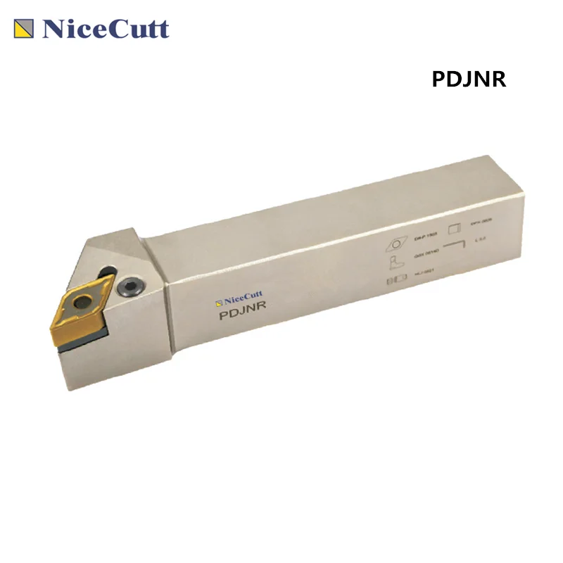 Nicecutt PDJNR Lathe Tool Holder CNC Machine Turning External Turning For Carbide Insert DNMG