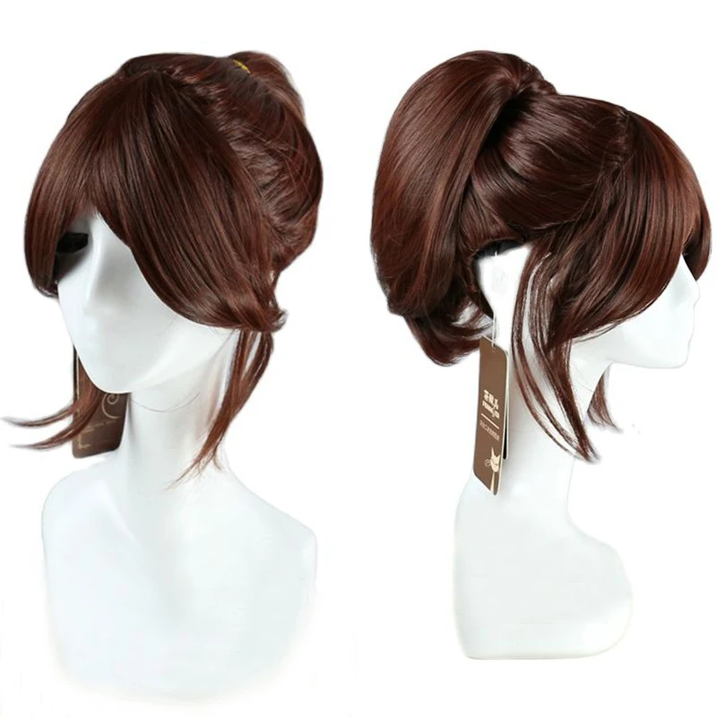 

Cos Sasha Braus Blouse Spirited Away Ogino Chihiro GINTAMA Shimura Tae Heat Resistant Hair Cosplay Wig + a wig cap