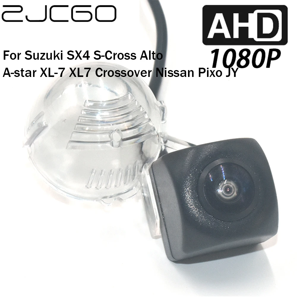 

ZJCGO Car Rear View Reverse Backup Parking AHD 1080P Camera for Suzuki SX4 S-Cross Alto A-star XL-7 XL7 Crossover Nissan Pixo JY