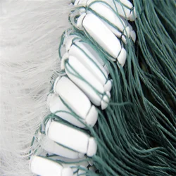 1Pcs Length 8M Depth 0.8m Single Layers Transparent White Fishing Net Screen Floating Fish Trap Monofilament Mesh Nylon Fish Net