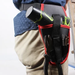 Portable Drill Waist Tool Belt Bag Cordless Drill Holder Drill Cordless Screwdriver Waist Power Tool Bag 1PC