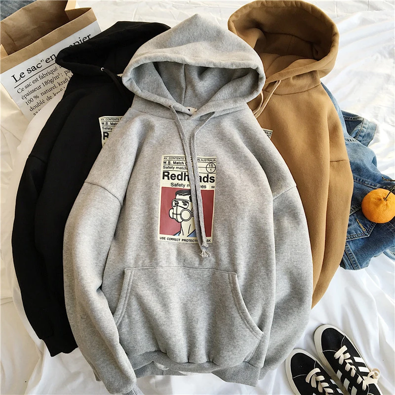 

Hoody Sweatshirt Femme Harajuku Streetwear Hoodies Sweatshirts Women Long Sleeve Fleece Hoodie clothes tracksuit jacket warm