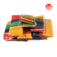 Heat Shrink Tubing 328pcs set Wire Wrap Cable Sleeve Assortment Ratio 2:1 Electric Insulation Tube Multicolor 8Internal diameter