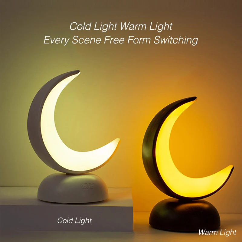 

USB Rechargeable Dimming Desktop Table Lamp Creative Moon Aromatherapy Lamp Warm Night Light Home Decoration Ornaments for Home