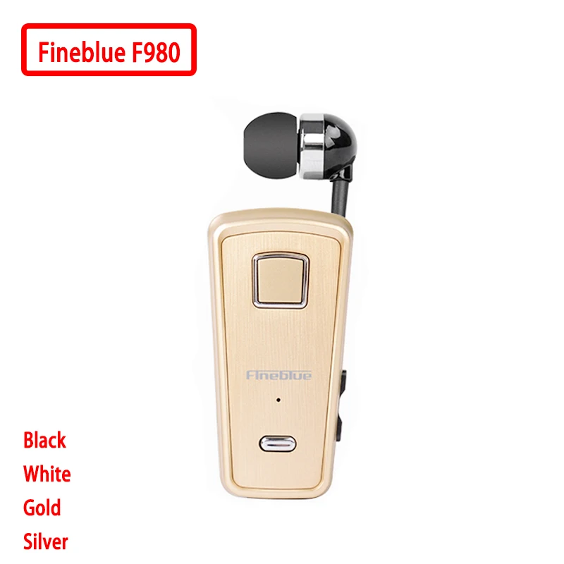 Fineblue F980 MINI Wireless In-Ear Handsfree with Microphone Headset Mini Bluetooth Earphone Vibration Support IOS Android