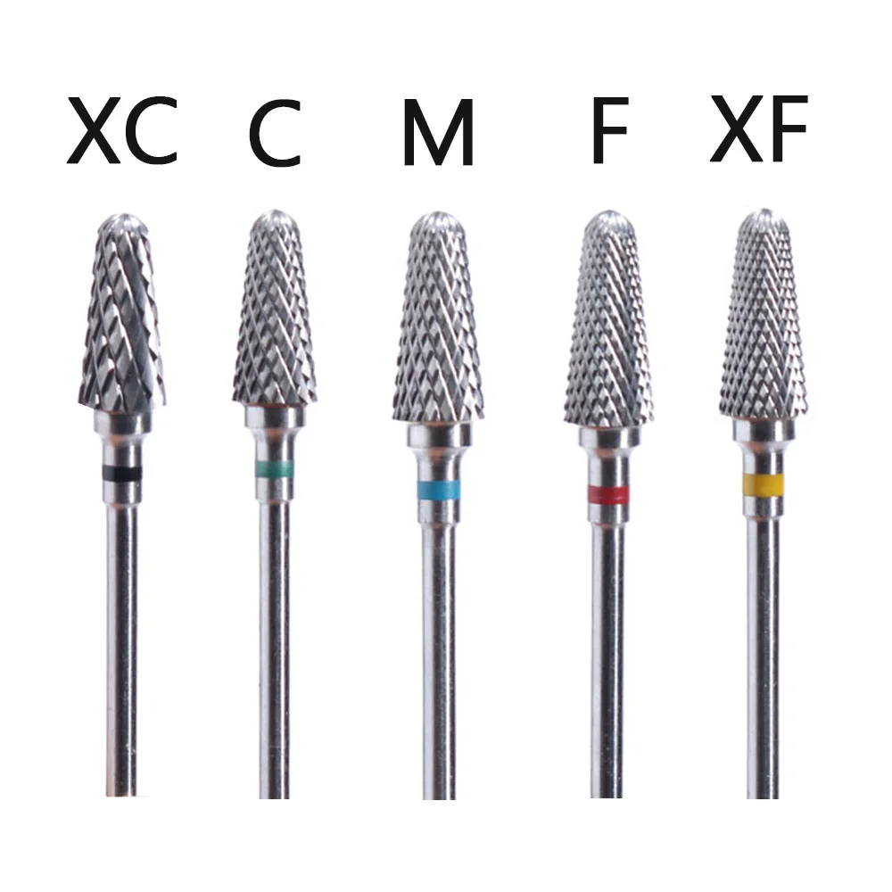 Tungsten Carbide Nail Drill Bit Burr Milling Electric Nail Files Manicure Pedicure Remove Dead Skin Polishing Clean Accessories