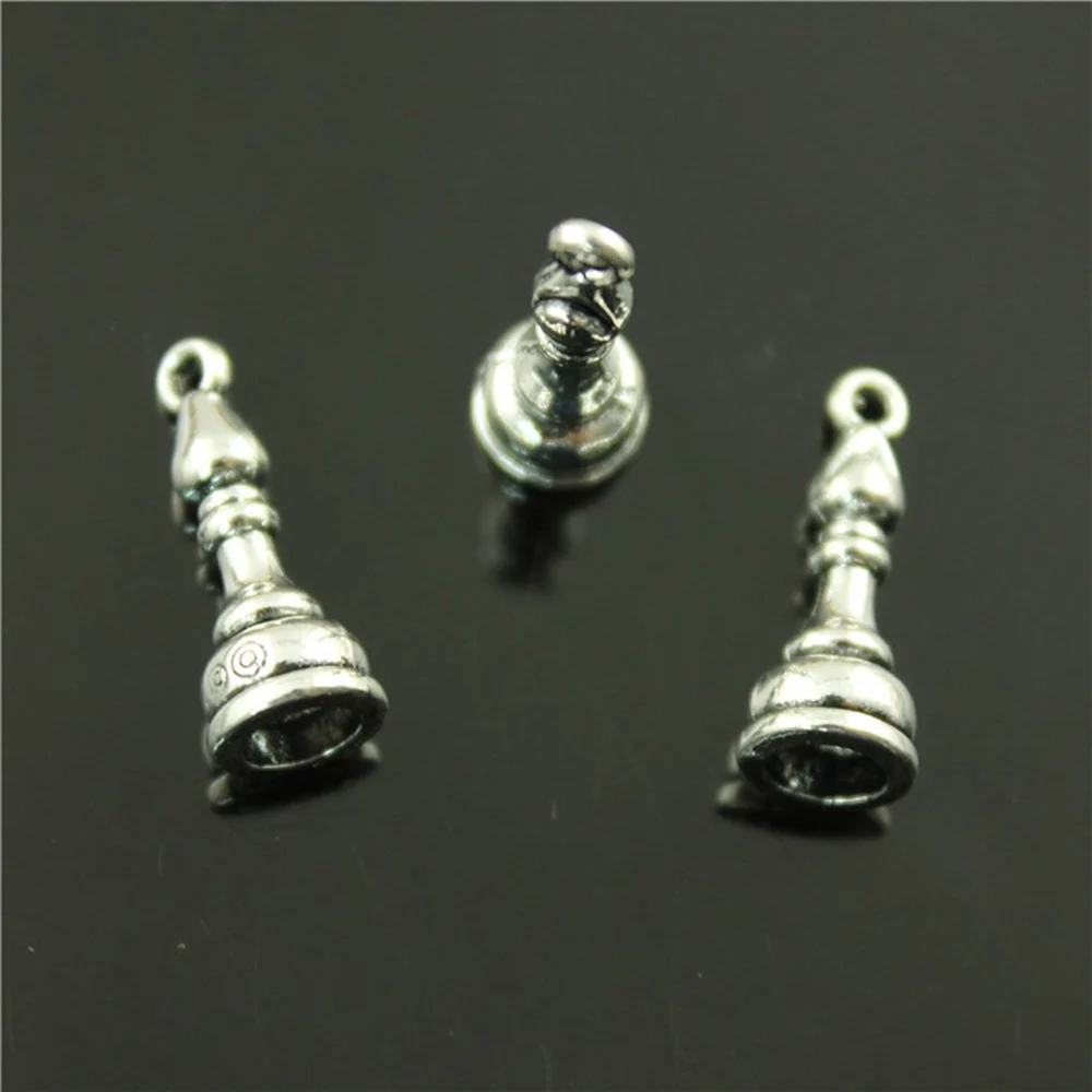 Hot 9pcs Chess Game Charms Pendants Diy Jewelry For Necklace Bracelet Making Accessaries