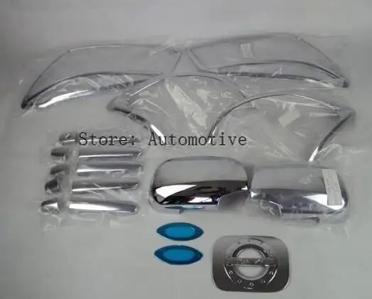 

2006~2011 07 08 09 10 for TOYOTA RAV4 CHROME TRIM FULL SET 19pcs (Cover Trims For Head Light, Tail Light, Side Mirrors) h