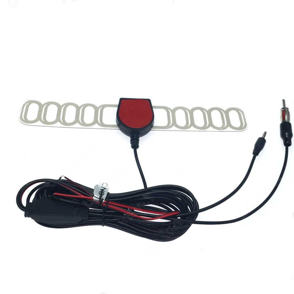 Car Digital Automobile TV FM Antenna Auto Aerial Radio Antenna Automobile Antena TV Car Signal Reception Amplifier