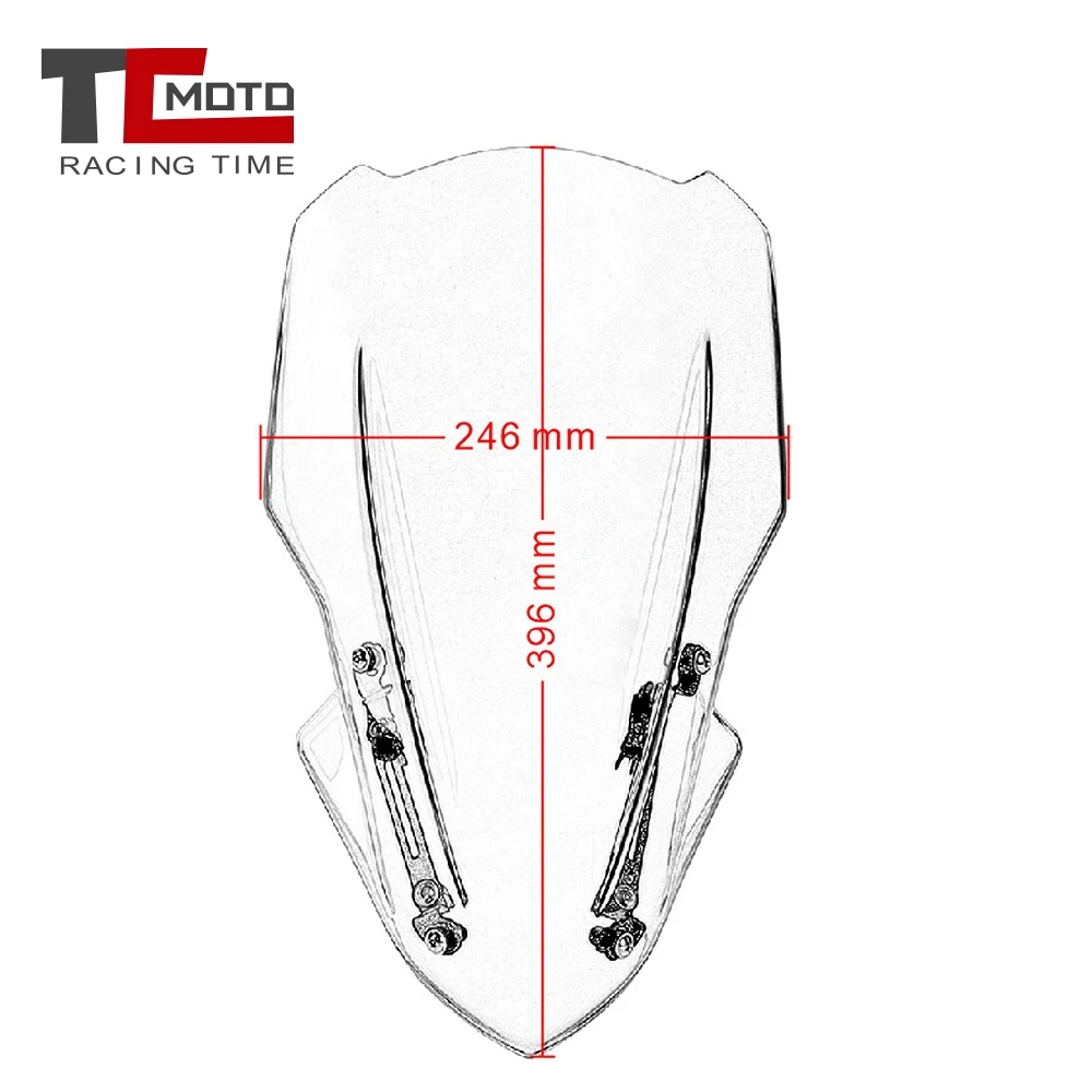 Z 900 Z900 Windshield Windscreen Wind Deflectors For Kawasaki Z900 2017 - 2024 2018 2019 2020 2021 2022 2023 ﻿