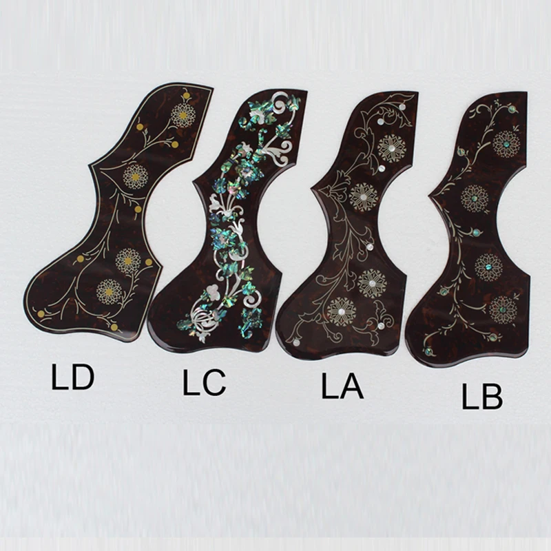 right hand and left hand J200 guitar pickguard, pickguards for J200 guitar,2mm thickness celluloid inlays Pick-guard,