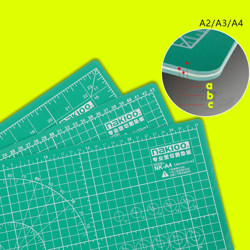 Cutting Pad A4 A3 A2 Student Diy Art Hand-carved Board On Both Sides Using 5 Layers Design 3mm Self-healing Cutting Board
