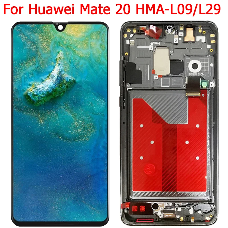 

Mate 20 LCD For Huawei Mate 20 Display With Frame 6.53" HAM-L09 HAM-L09 LCD Touch Screen Display Digitizer Panel Parts