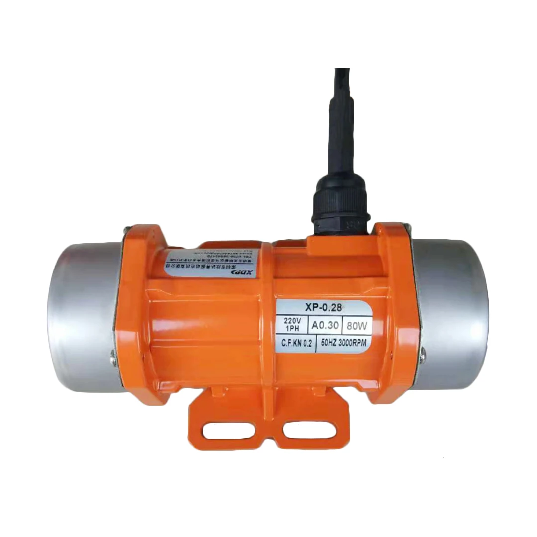 110V AC Vibrating Motor Concrete Vibrator Single Phase 15W~150W IP65 Shake Screen Feed Machine