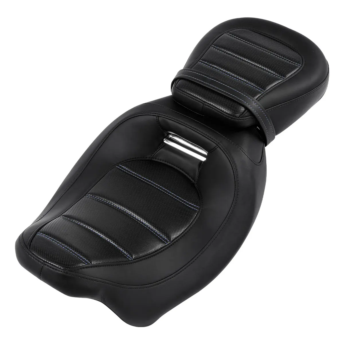 FOVPLUE Motorcycle Seat Rain Cover - Water-Resistant Two-Up Bra For Harley Touring Models