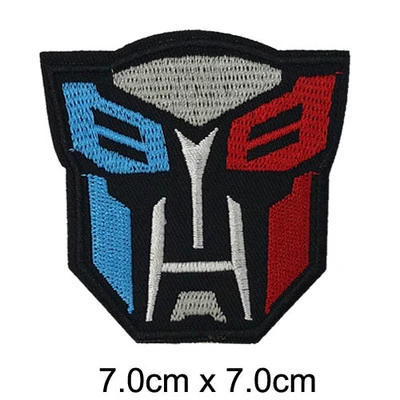 Fine Transformers Military Patches Iron On Rubber Armband Tactical Badge Personality For Backpack Hat Clothes Jacket Decor