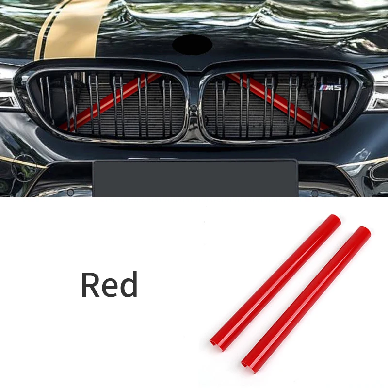 

Car Front Grille Trim Strips Cover For BMW X3 X4 X5 G01 G02 G05 F25 F26 2011- 2019 2020 2021 2022 Auto Styling Accessories
