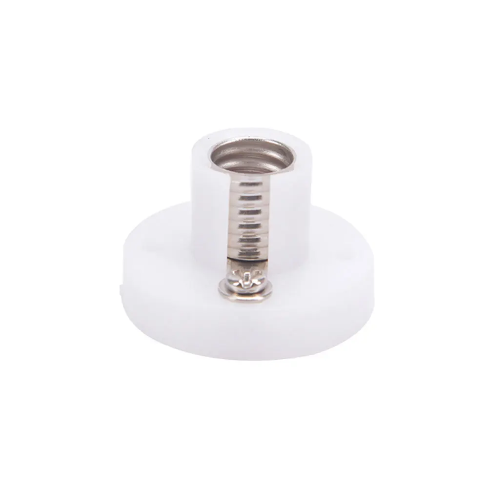 10PCS/lot DIY E10 Screw bulb Holder Teaching Experiment Flat Lamp Bases socket Student Physics Electric Beads Electrical Testing