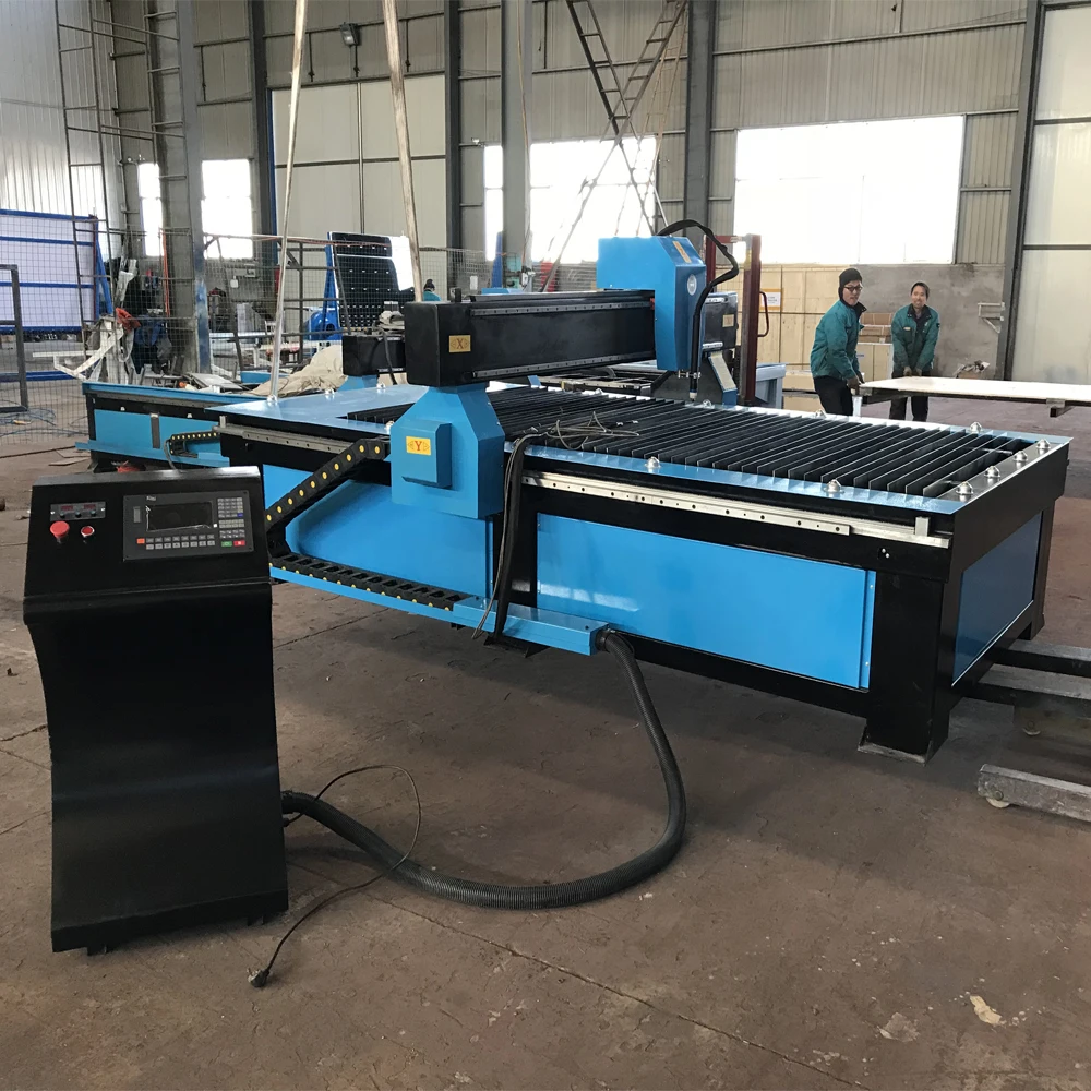 

Chinese Huayuan plasma generator LGK 63A 100A /1325 1530 cnc plasma and flame cutting machine with drilling head