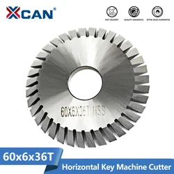 XCAN High Speed Steel Diamete 60mm Circular Saw Blade Key Cutting Machine Saw Blade 36 Teeth Key Machine