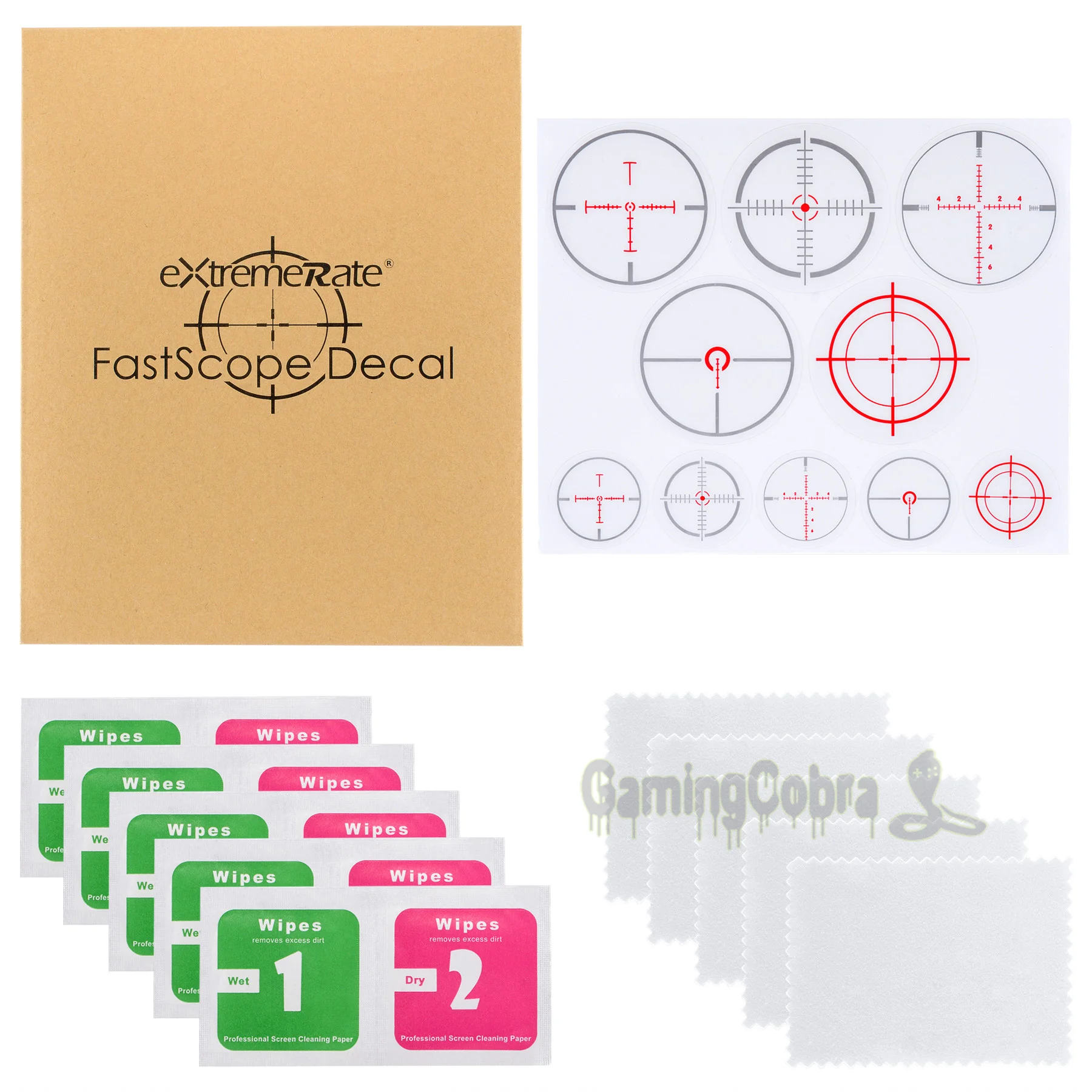 إكستريميريت فبس ألعاب فاستسكوب نو نطاق ملصق التلفزيون ل PS5 ، ل PS4 ، ل Xbox سلسلة X/S ، ل Xbox One S/X ، ل Xbox One ، الكمبيوتر