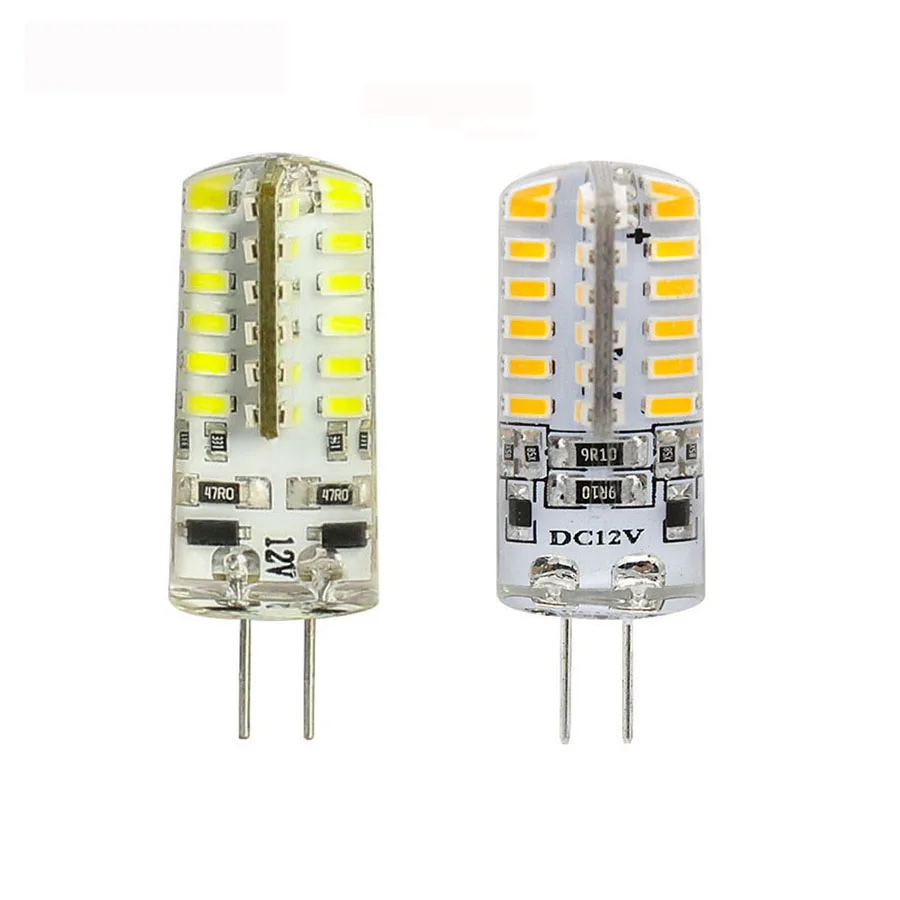 Imagem -03 - Mini Lâmpada Led de 27006500k de 3w 12v ac 5w g4 Cob Substituição para Luz de Cristal Quente Fria Branca