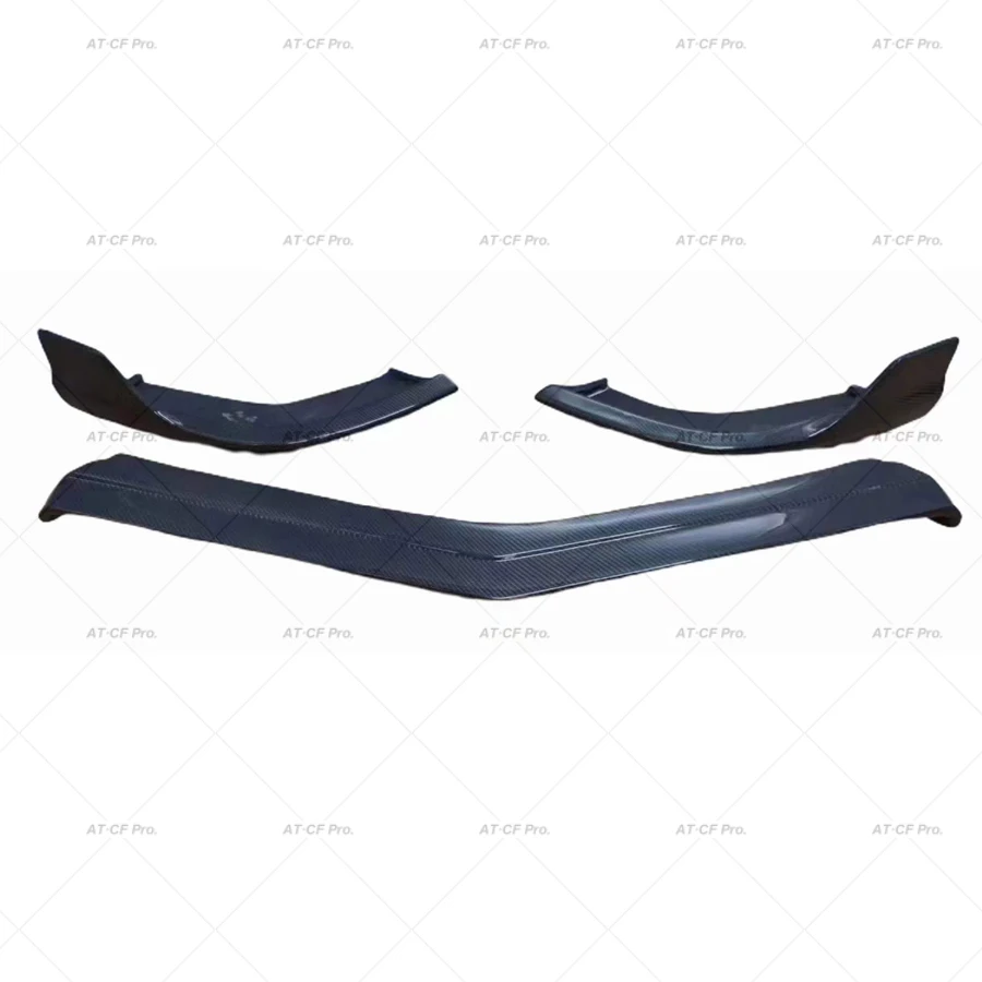 W218 Real Carbon Fiber Front Lip Spoiler Splitters Aprons Bumper Guard for Benz CLS Class W218 CLS350 320 CLS63 2012 2013 2014