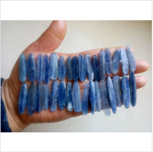 50pcs Blue Kyanite Blades Rough Natural Earth Mined Gem 40-30g