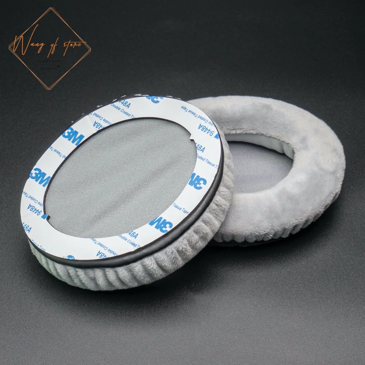 السلس القطيفة الأذن وسادة وسادة من اسفنج الفوم ل كينغستون HyperX سحابة مسدس S سماعة سماعة جزء المخملية وسادات الأذن غطاء رغوة