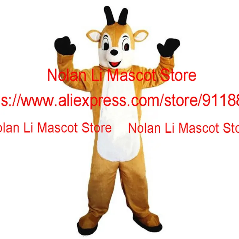 Hot Sale Elk Mascot Costume Fancy Dress Cartoon Animal Character Halloween Cosplay Advertisement Featured Christmas Gift 1143