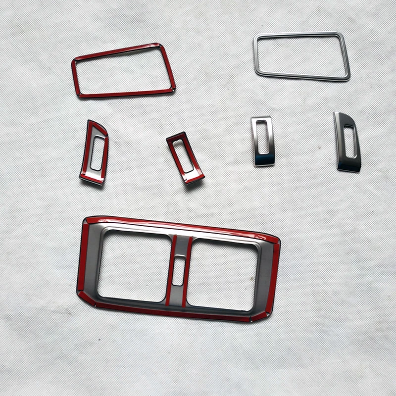 Garnish Interior Air Vent Trim Cover Trim for Toyota Rav4 Rav 4 Xa50 2019 2020 Car Accessories Parts Stainless Steel Trim